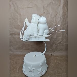 DEPT 56 SNOWBABIES "Twinkle Twinkle Little Star" WIND-UP MUSIC SLED 8.75"WORKS